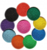 ПЕСОК кварцевый цветной в наборе (набор - 10 цветов, 10 кг, S)